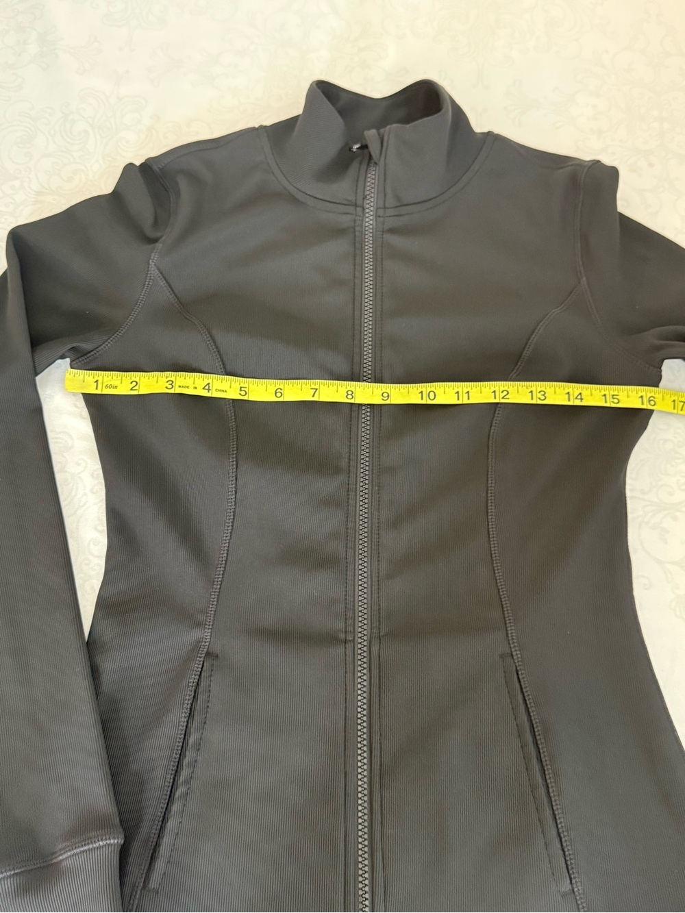 90 Degree by Reflex Rib Altitude Full Zip Fitted Jacket with Thumb Holes Small - Picture 8 of 10